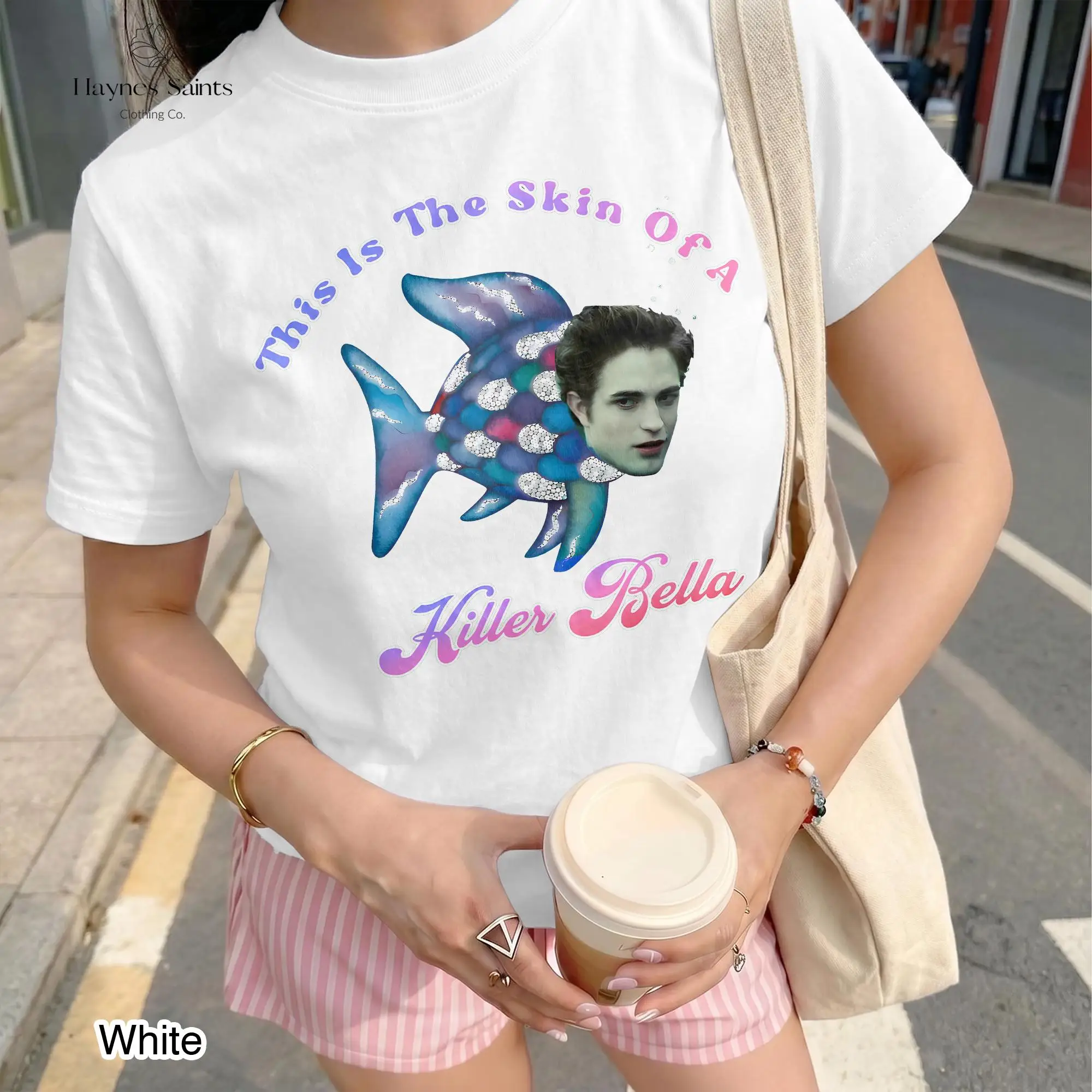 This Is The Skin of A Killer Bella Shirt, Funny Vampire Fish Tee, Retro Movie Inspired Graphic T-Shirt Gift