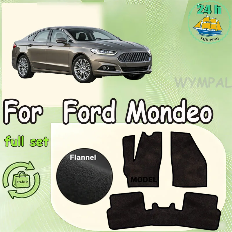 

Flannel For Ford Mondeo Mk5 V 2014~2022 Ford Fusion Car Floor Mats Rugs Panel Footpads Carpet Cover Cape Foot
