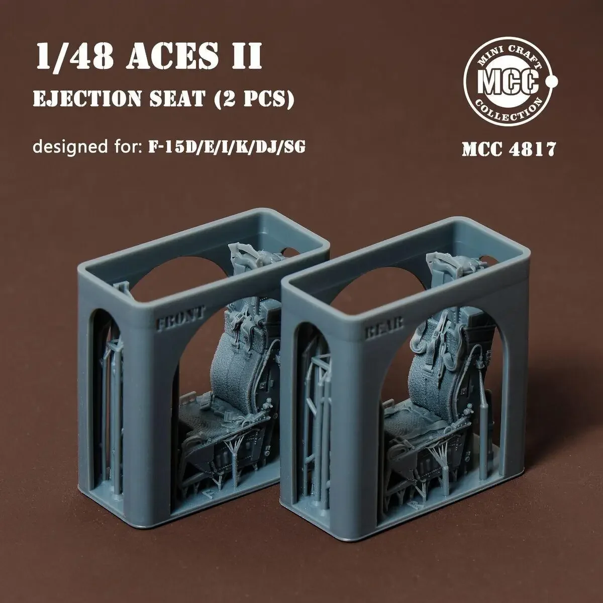 MCC 4817 1/48 ACES II 배출 시트, F-15D, E, I, K, DJ, SG, 3D 인쇄 부품, 2 개