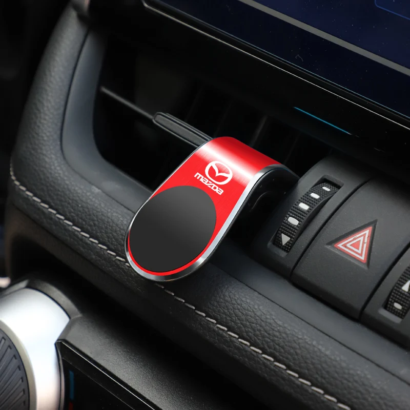 Car Phone Holder Air Vent Clip Mount GPS Mobile Phone Stand Holder For Mazda 3 6 CX5 2 CX3 CX9 MX5 RX8 Axela Demio Atenza MS view 2