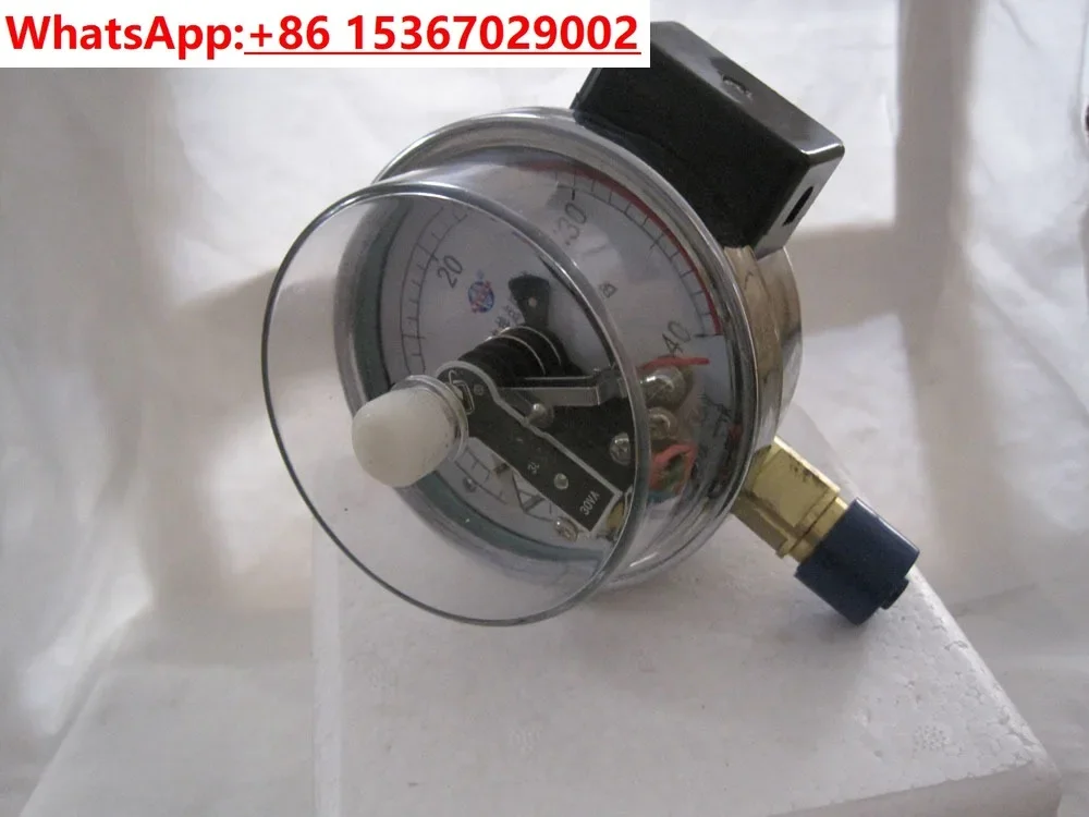 Wuxi Pressure Instrument Factory Liyou Magnetic Assisted Seismic Electric Contact Pressure Gauge YXK100 Radial Edge-less