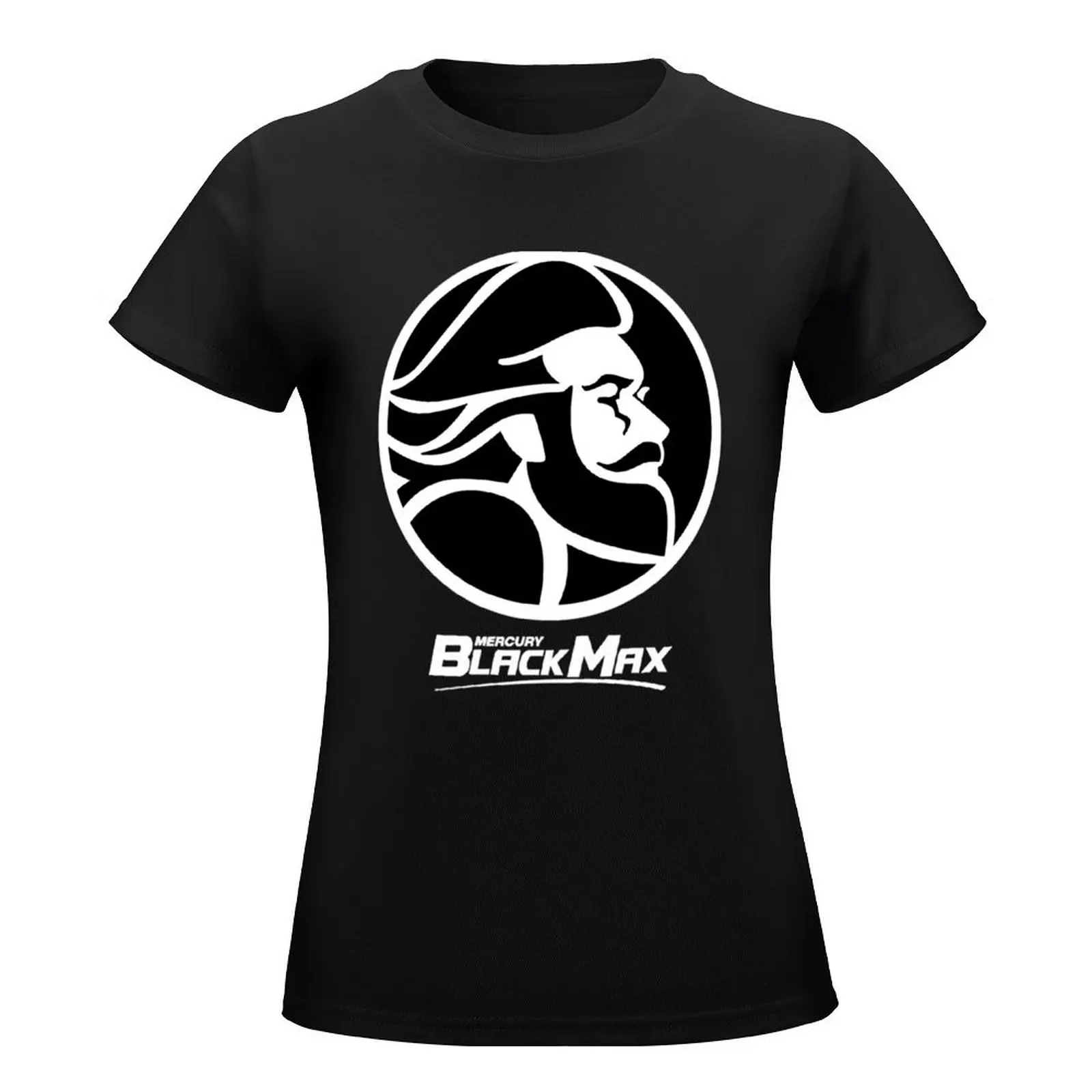 Mercury Black Max Shirt, Sticker, Mask T-Shirt kawaii clothes Blouse vintage cute t-shirts for Women