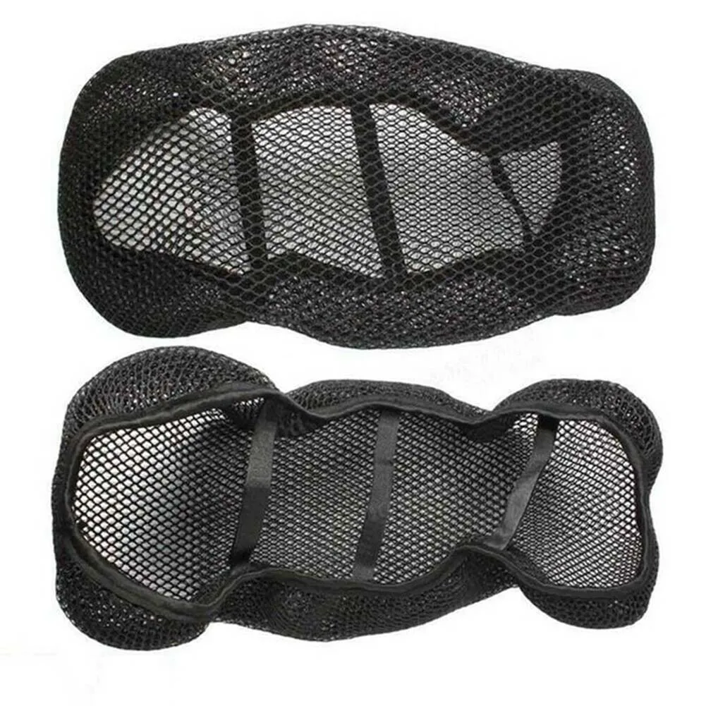 Motorcycle Cushion Seat Cover 3D Mesh Protector Anti-Slip Cushion Mesh Net Breathable Mesh Seat Cover Motorcycle Accessories