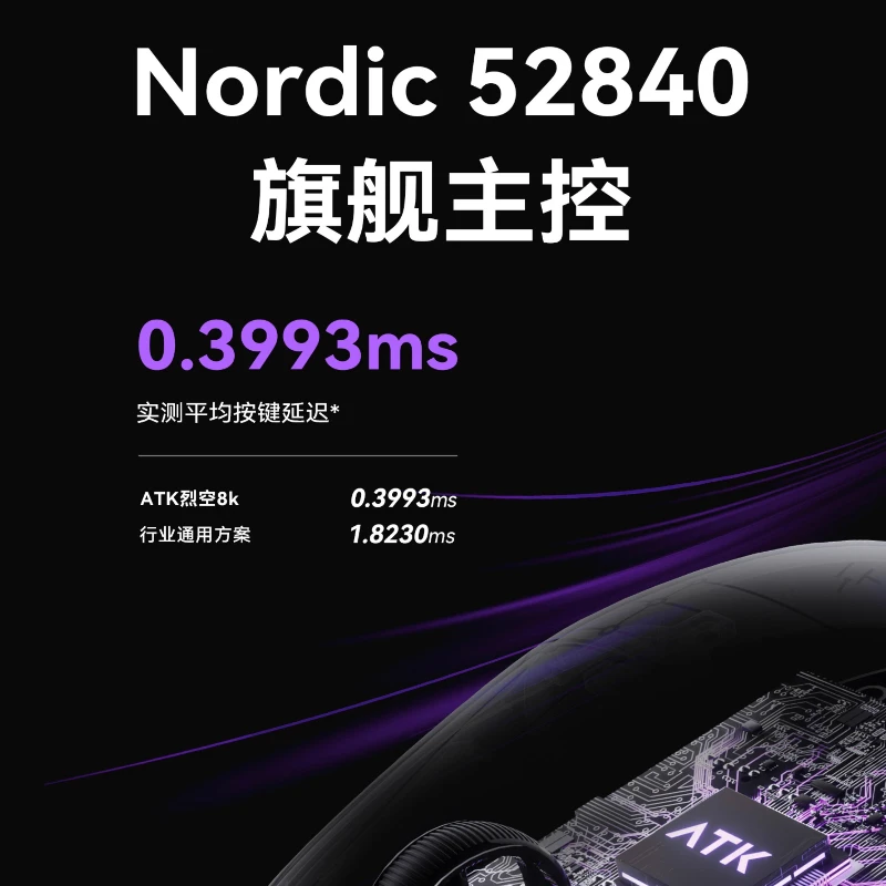 ATK BlazingSky U2 ماوس لاسلكي ثلاثة أوضاع PAW 3950 Ultra Double 8k 44g ماوس ألعاب رياضي إلكتروني خفيف الوزن ملحقات كمبيوتر مخصصة