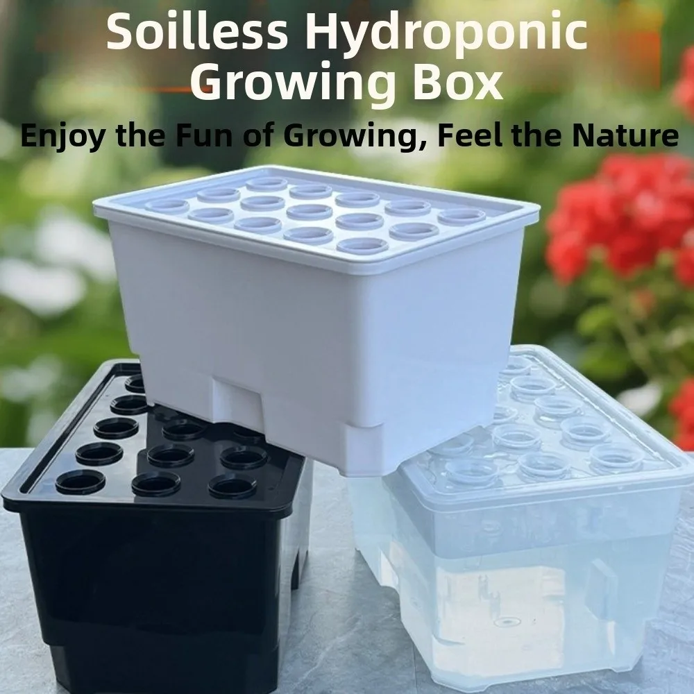 Split Design Hydroponic Box Plastic Nursery Pots Versatile Cultivation Box Thicken Germination Tray Indoor Gardening
