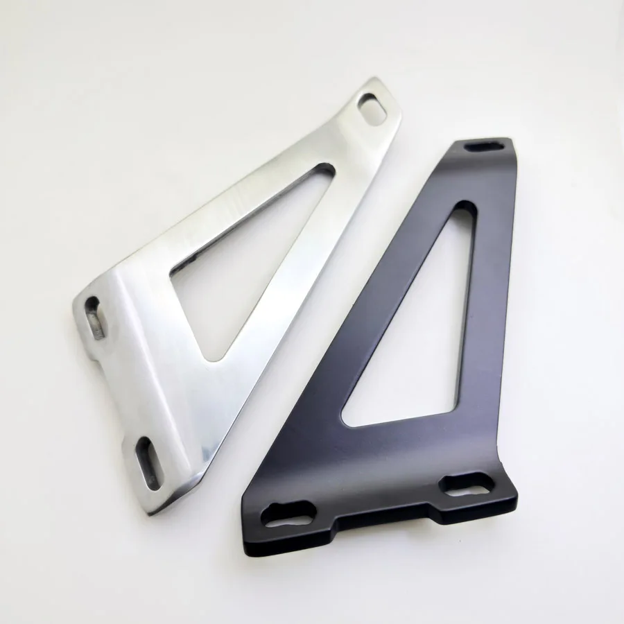 Motorcycle Exhaust Hanger Brackets Black Chrome Mount For Suzuki GSXR 600 750 GSXR 1000 Yamaha YZF R1 yzr-r1 Kawasaki ZX6R ZX9R