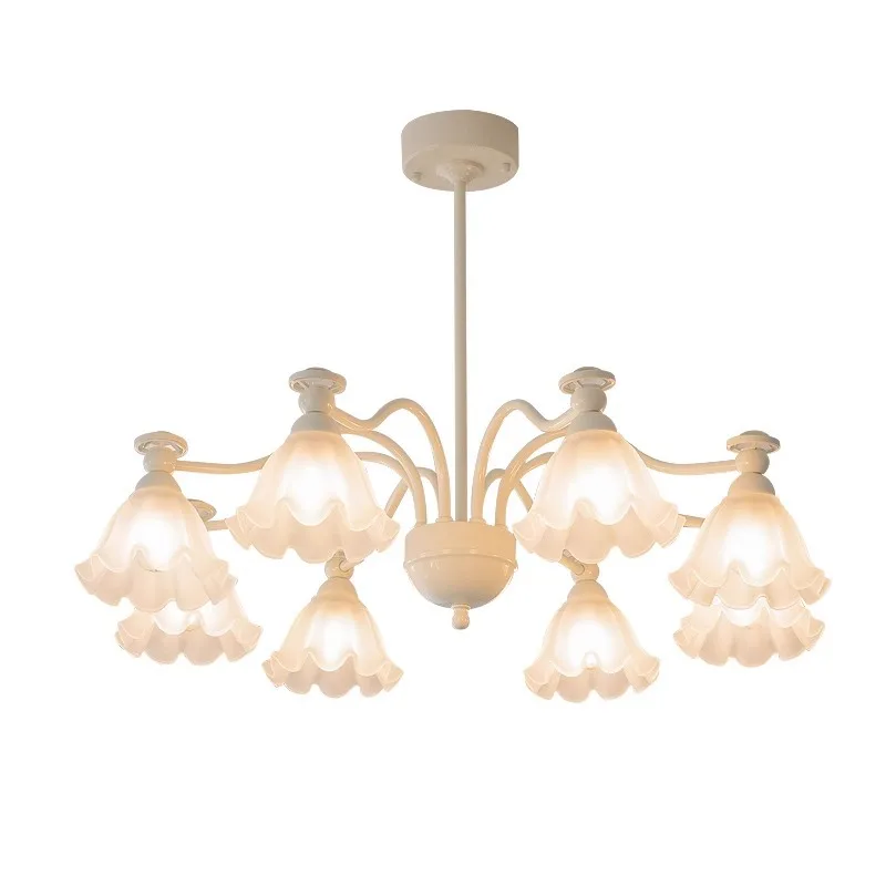 

Flowers Internet celebrity atmosphere glass living room atmosphere dining room lights study bedroom lamps