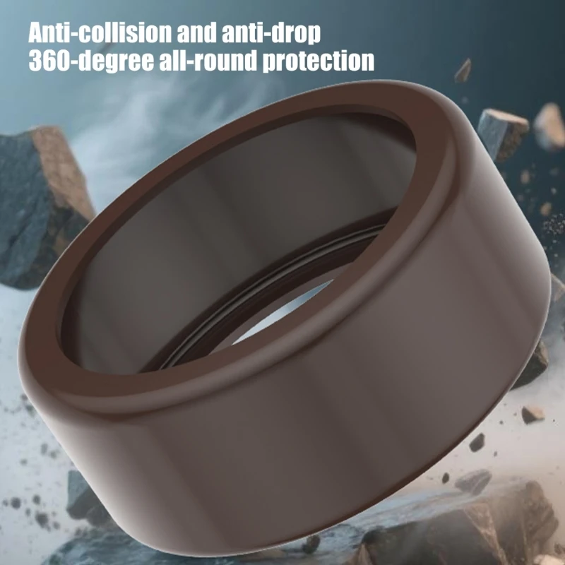 Tampa protetora B2EF para anéis 4 2024 Protetor resistente arranhões Surve Surve Color Solid Skin Washable Rings Guard