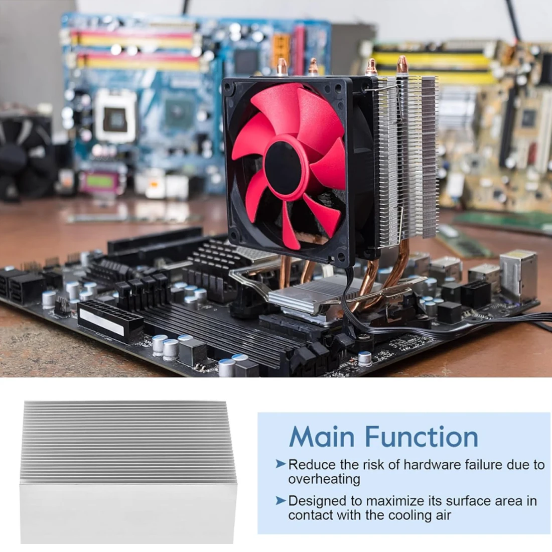 50x60x26mm-300x60x26mm Geëxtrudeerd Aluminium Heatsink Voor High Power LED IC Chip Koeler Radiator Koellichaam Drop Ship