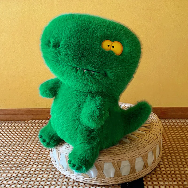 

Cute Little Green Demon Dinosaur Toy Fun and Funny Plush Toy Dinosaur Festival Gift Home Decoration Children's Plush Toys