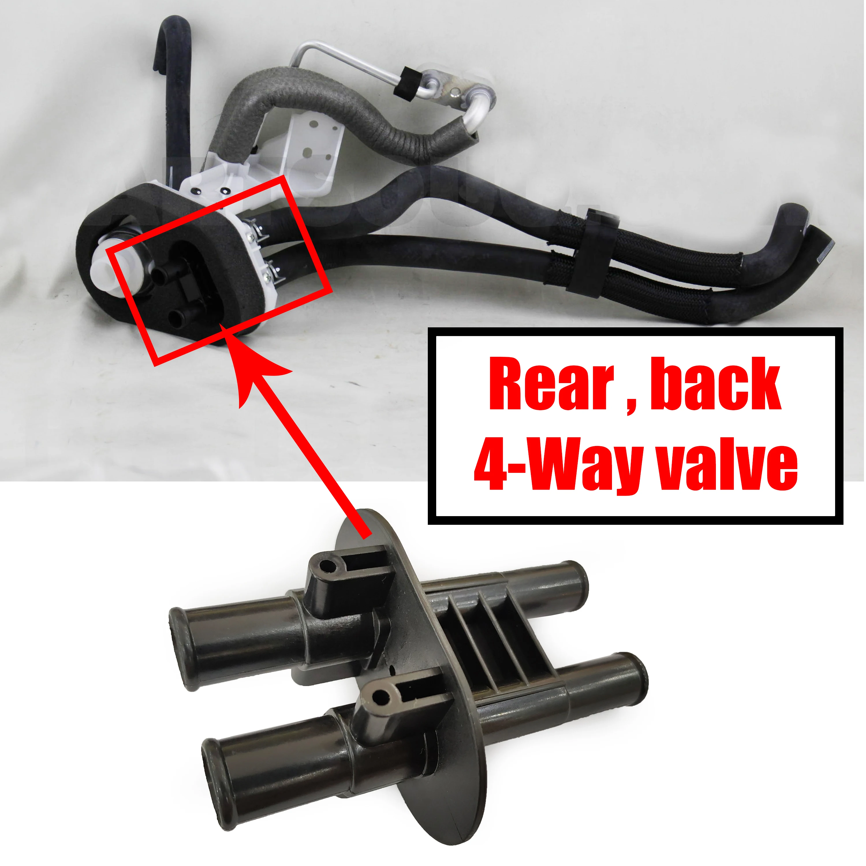 

for TOYOTA LEXUS Prado 4Runner GX460 FJ Cruiser 4-way valve Warm air hose connection 87207-60190 87207-60191 88840-60160