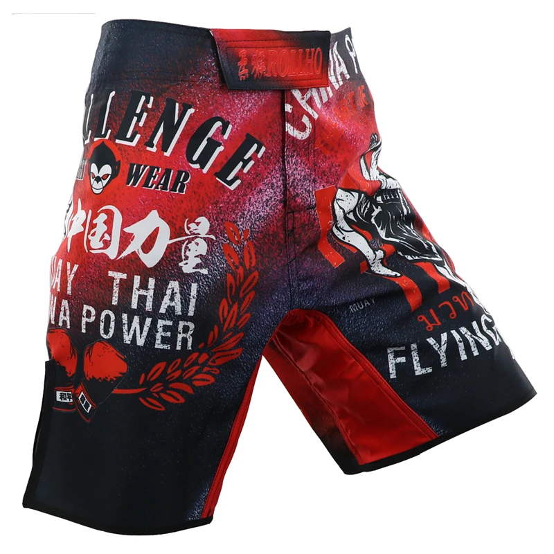 MMA Men Muay Thai Boxing Fitness Shorts Kickboxing BJJ Trunks Sports Pants Boxeo Sanda Fight Shorts Kick Boxing Pants