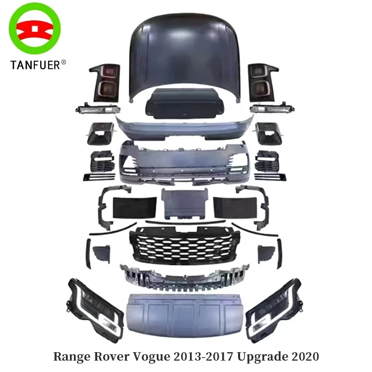 Front Rear Bumper Kits for Land Rover Range Rover Vogue 2013 - 2017 Upgrade Range Rover Vogue 2020 Facelife Parts Manufacturer