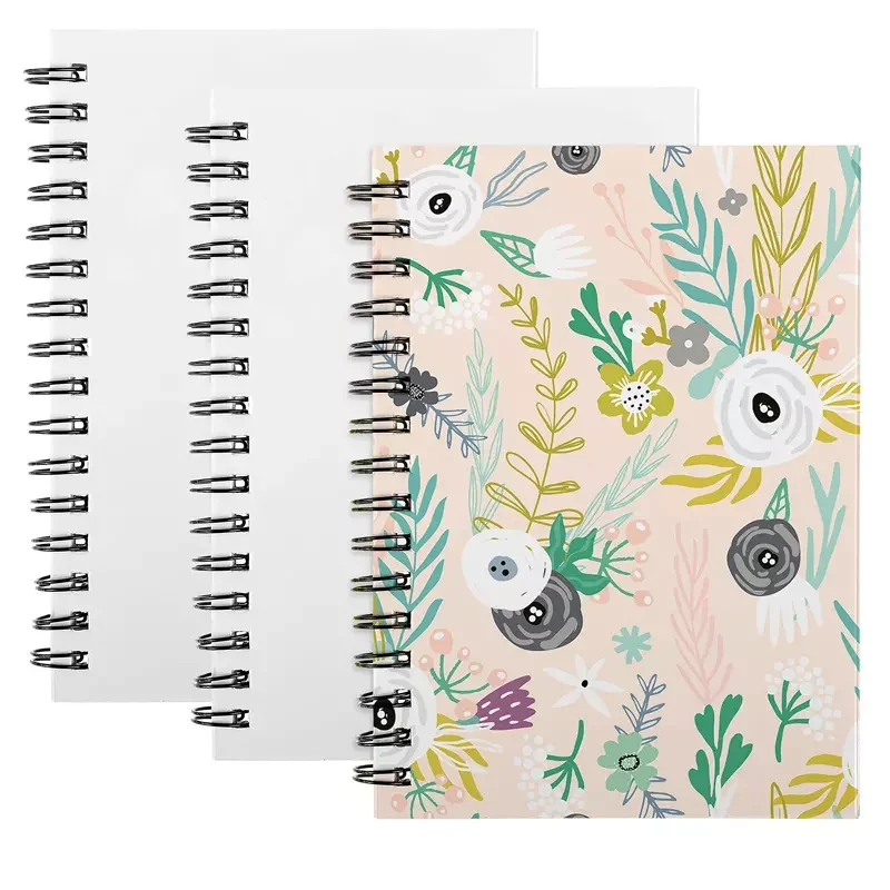 10pcs Cheap Factory Printed Personalized A5 Size Spiral Journal Sublimation NoteBook Blanks for School Office Travel