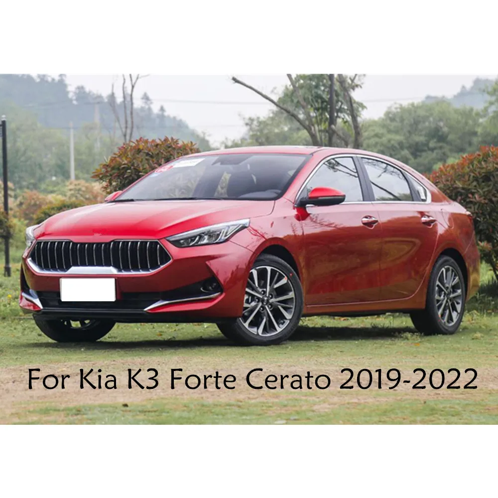 Car Stick Styling Stainless Steel Front Head Fog Light Switch Trim Frame Lamp 1PCs For Kia K3 Forte Cerato 2019 2020 2021 2022