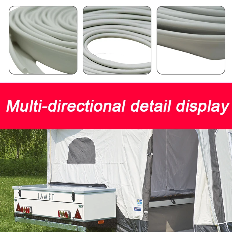 100cm White Caravan Awning Rail Protector Strip For Motorhome Camper Caravan Exterior Protection Accessories