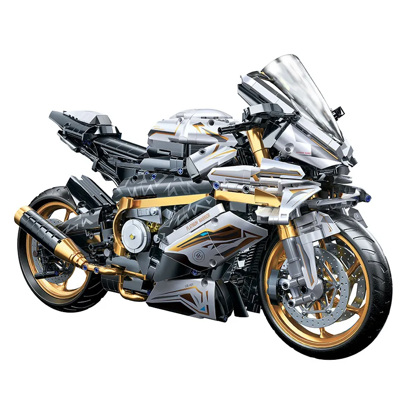 

IN STOCK MOC Technical 1:5 M 1000 RR Platinum Motorcycle Building Blocks Bricks Assembling Model Toys for Children Gift Set