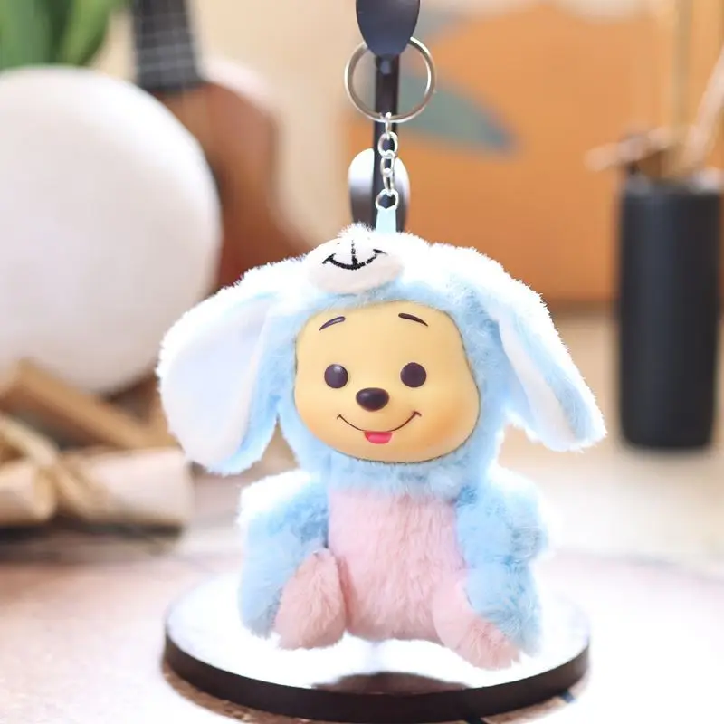 ตุ๊กตาหมีพูห์ขนาด 15 ซม. ตุ๊กตาพูห์ปาร์ตี้ซนๆ ตุ๊กตาพูห์เป้สะพายหลัง ตุ๊กตาพวงกุญแจ ของตกแต่งน่ารัก ของขวัญวันเกิด