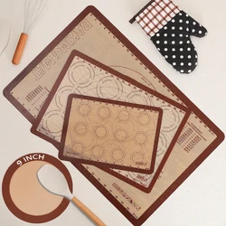 Silicone Baking Mats, 4 Sizes, Reusable Non-Slip Non-Stick Oven Liner Sheet, Large Pastry Mat, for Pizza Macaron Cookie Cake