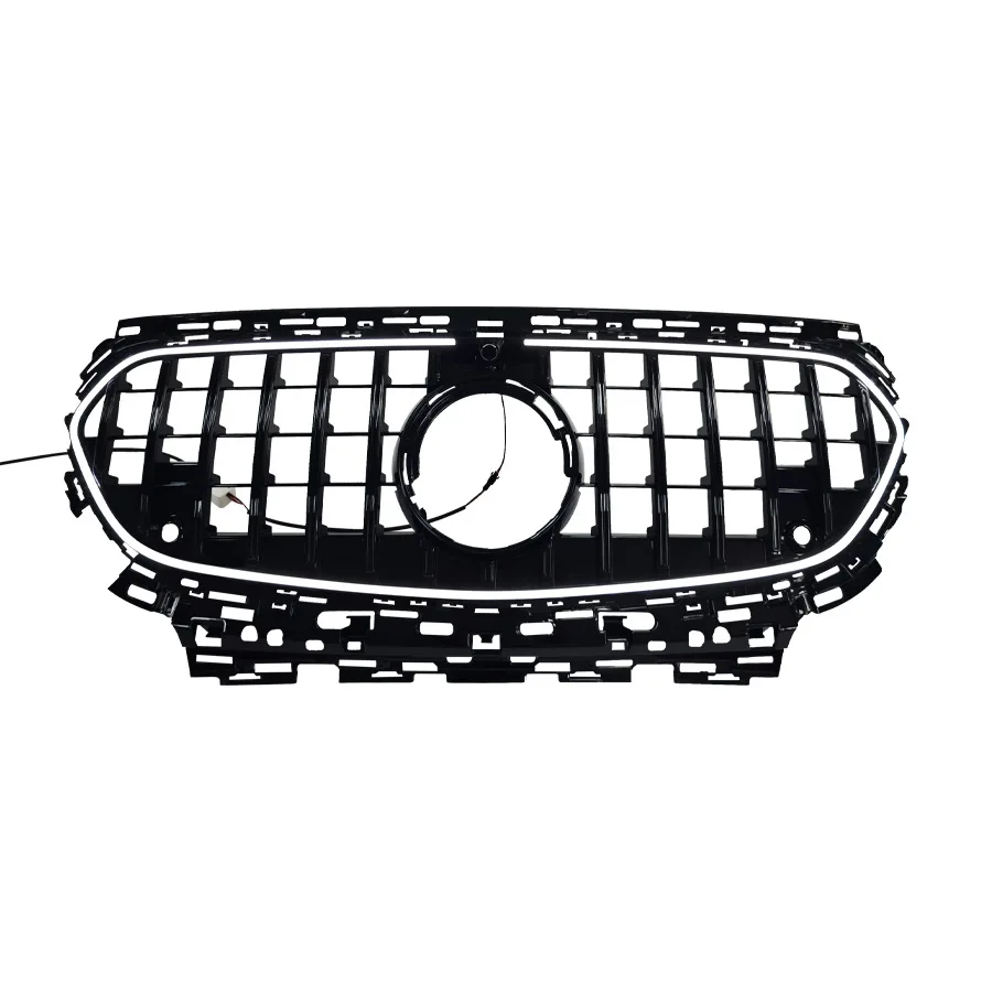 For Mercedes E Class W214 S214 E200 E300 E400 E 2024+ GT Style High Quality ABS Front LED Light Grille Grill Chrome Grid