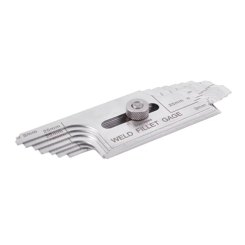 ABAH-2X Welding Fillet Gauge Inspection Welding Gauge (Metric Standard), Convex Weld Tester Convex Weld Inspection Ruler