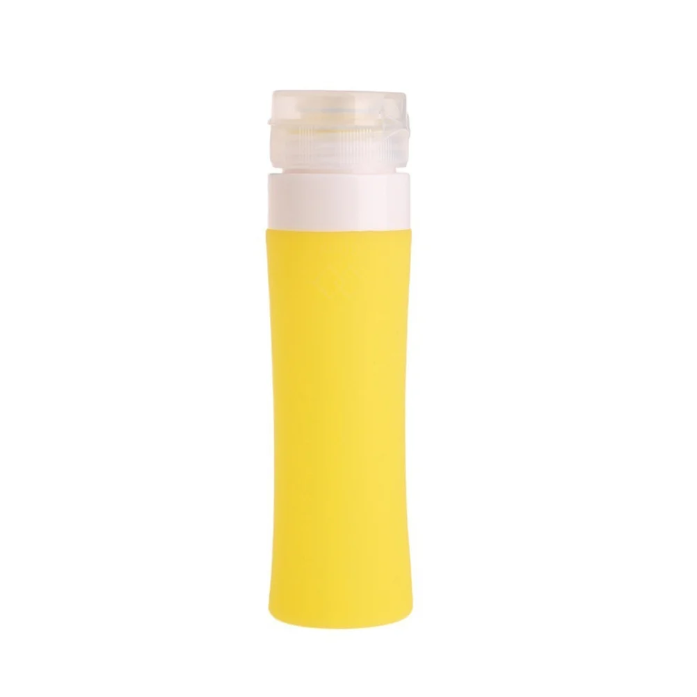 

80Ml Silicone Travel Bottles Reusable Leakproof Portable Liquid Containers For Toiletries Shampoo Lotion Essential Oil