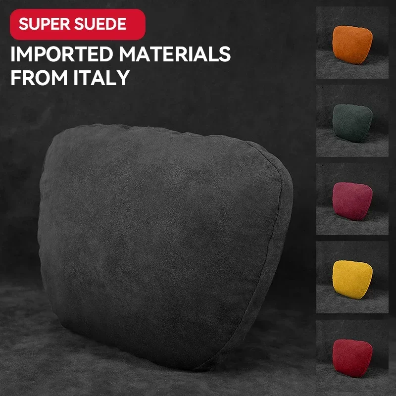 

Italy Super Suede Car Maybach Design Headrest for Teala Model 3 Y X S Highland Mercedes Benz C W204 W205 W206 W212 W213 W177