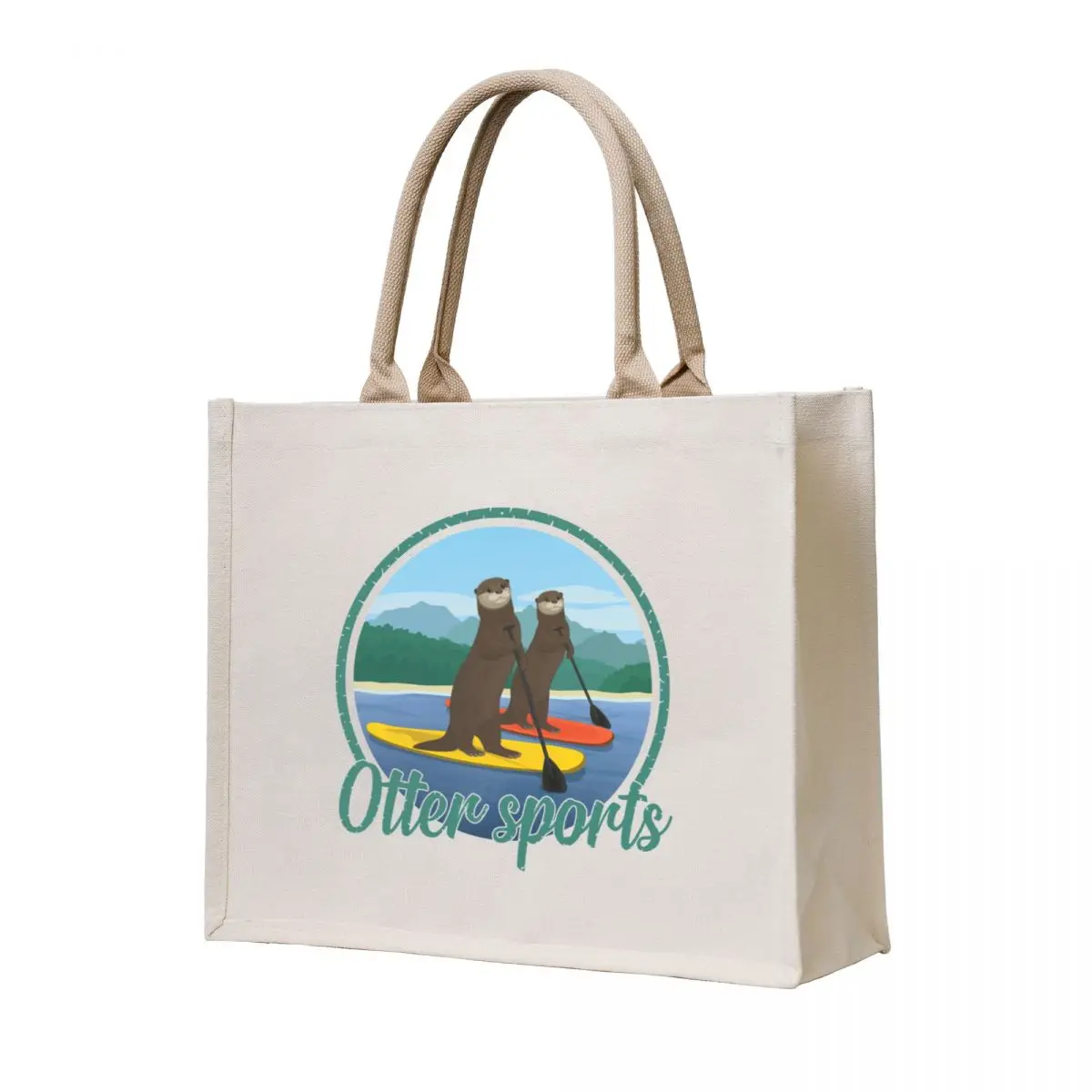 

Otter sports emblem pun Tote Bag bags for women eco pack hand bag ladies free delivery bags
