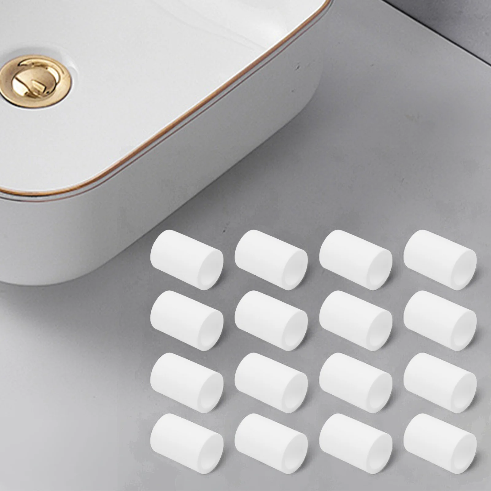 Bathroom Tap Filter PP Cotton Cartridges Convenient Replacement Pack For Bathroom 10 Pack Filter Cartridges Show As The Picture