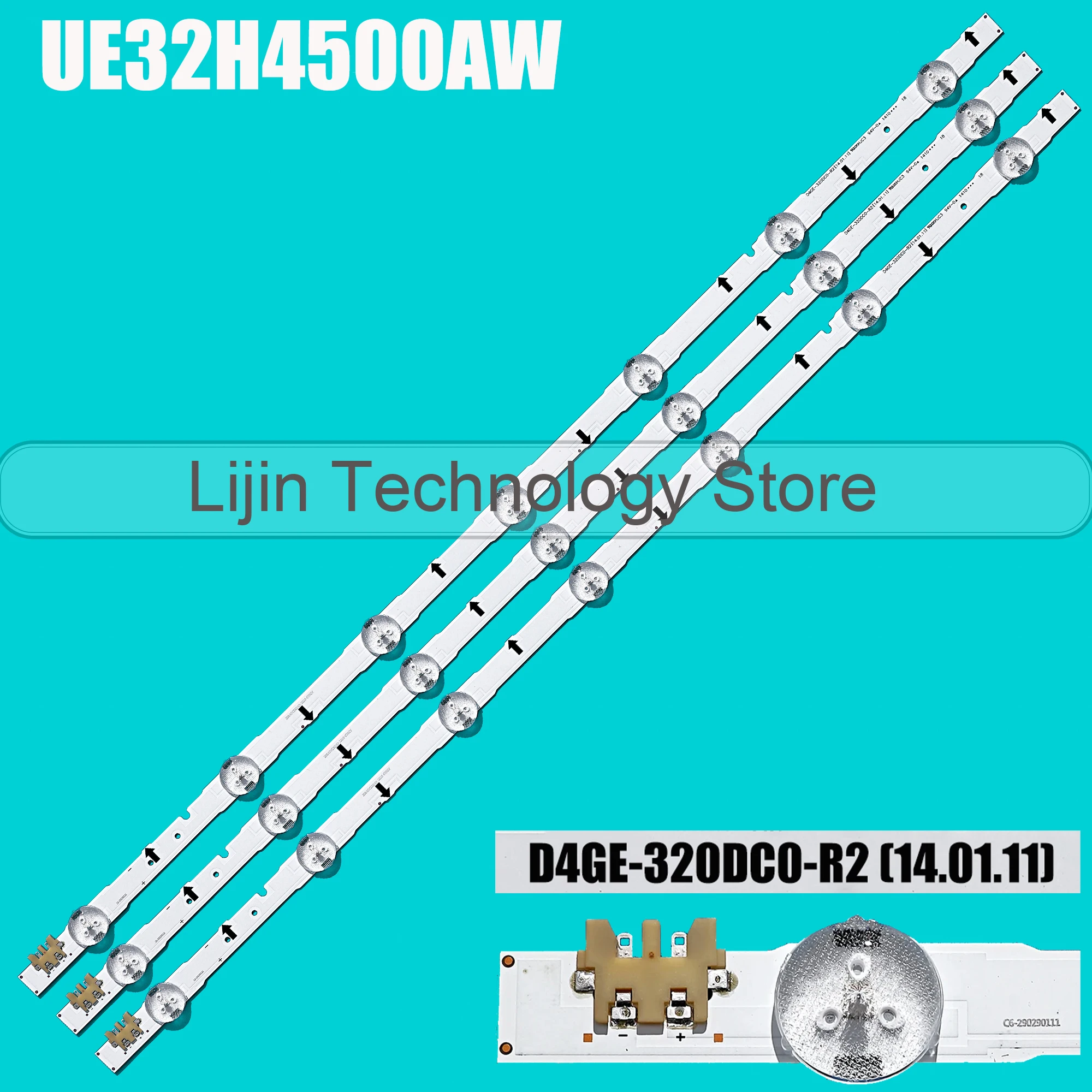 LED For UE32J4100 UE32H4570 UE32H4500AK UE32H4000AK UE32H4100AK UE32J4100AK UE32J4000AK UE32H4000 D4GE-320DC0-R2 D4GE-320DC0-R3