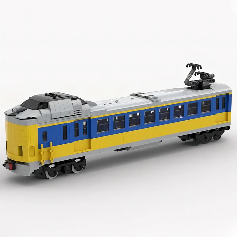 MOC Remote Control Building Blocks Toys City Technology Dutch Railway Koploper Trains Carriage  Sets Bricks Gifts For Kids Adult