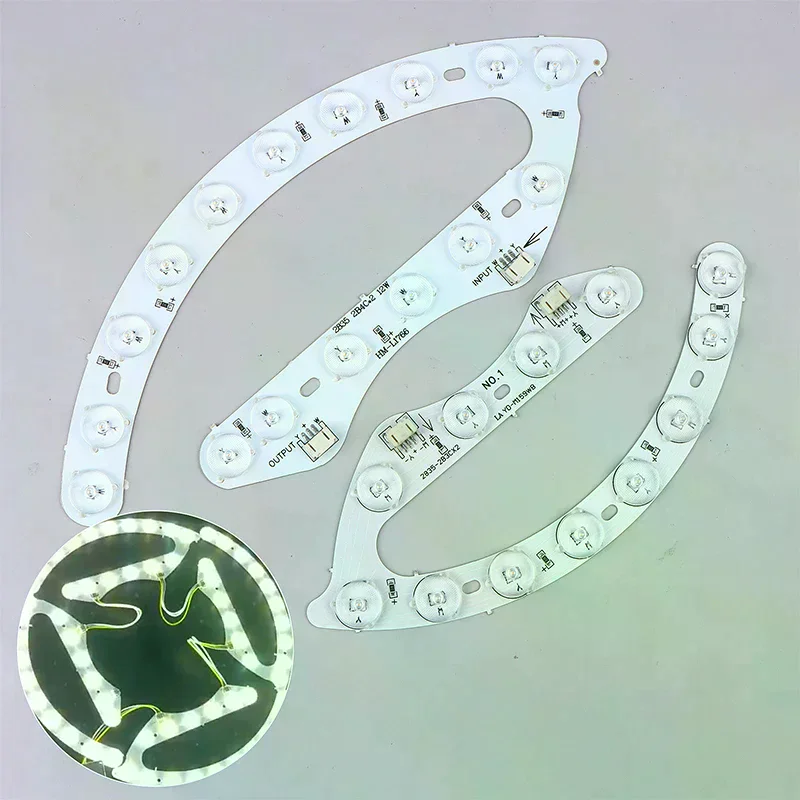 

2/5 шт. светодиодный источник света, модернизированный модуль панели света 9/12 Вт с линзой для потолочного светильника, аксессуары для источника света «сделай сам»