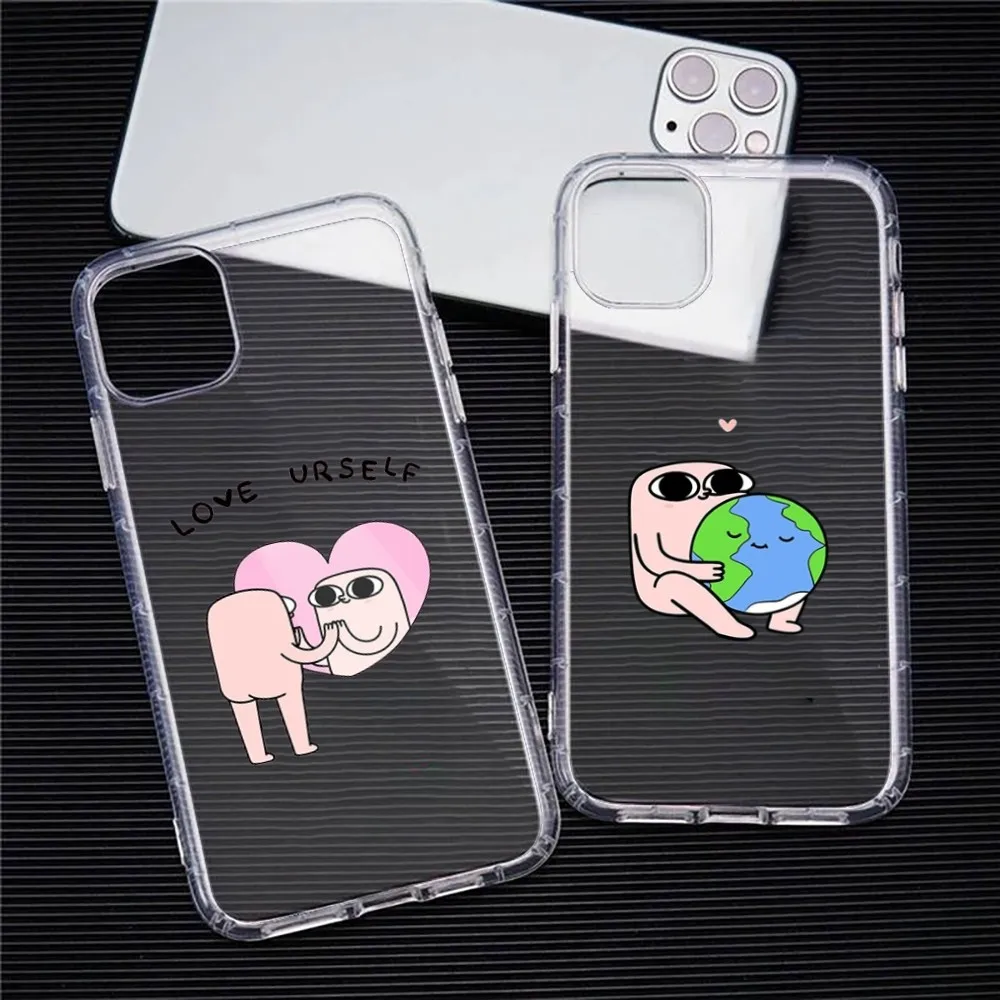 Pink Cartoon Funny big eyes k-ketnipz Phone Case For Iphone 15 11 13 14 Pro Max 7 8 Plus X Xr Xs Max Se2020 12mini Cover