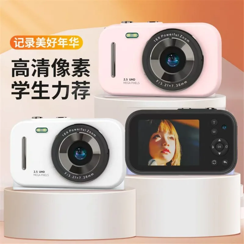 Digital camera 4K ultra-thin anti-shake beauty smart 16x zoom digital camera