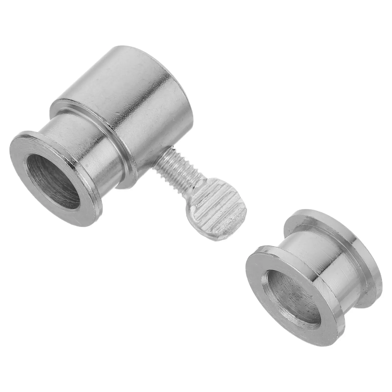 1Set Rotisserie Spit Rod Balance Bolts Iron Chrome Plated Grilling Rod Limited Sleeve Bbq Grill Replacement Part Outdoor