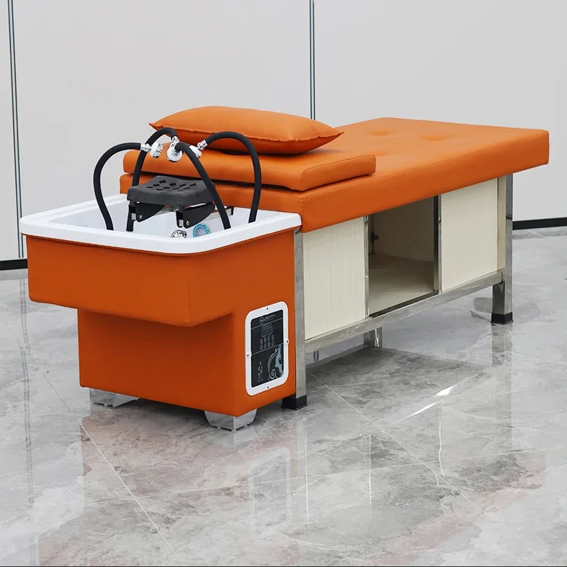 

Hairdressing Japanese Head Spa Shampoo Chairs Beauty Wash Minimalistic Shampoo Chair Shower Water Circulation Sillas Furniture