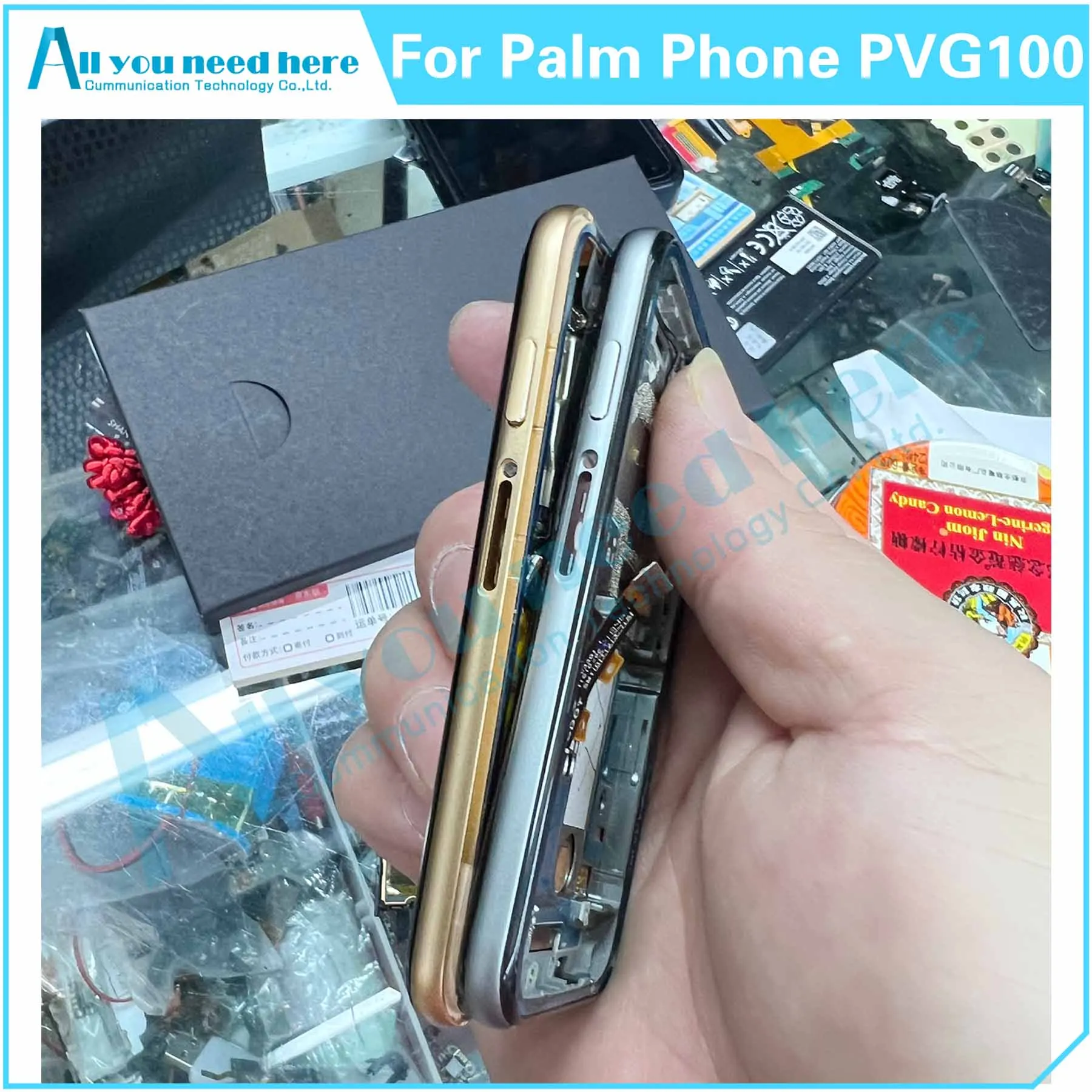 Imagem -03 - Lcd Display Touch Screen Digitizer Assembly Reparo Peças Substituição Telefone Palm Pvg100 Pvg100e 100 Testado