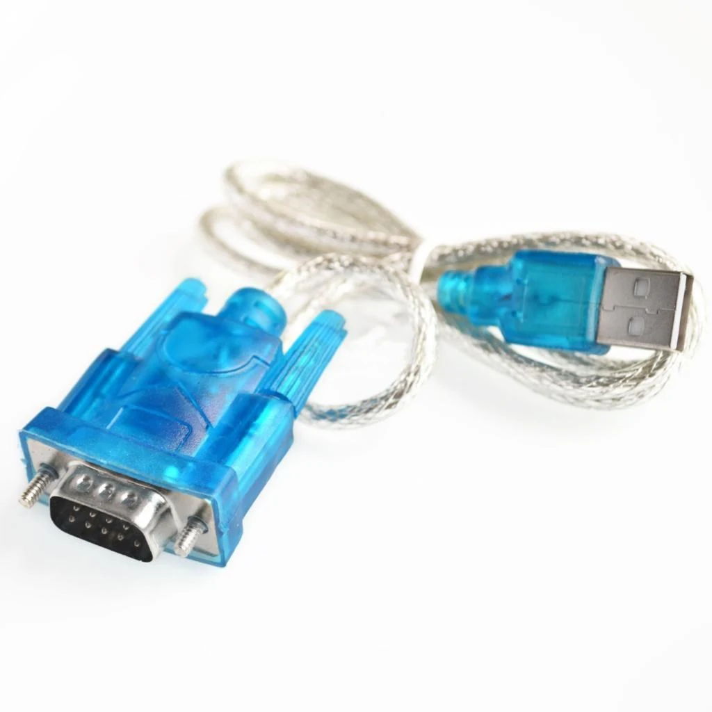 1 قطعة HL-340 جديد USB إلى RS232 COM ميناء المسلسل المساعد الشخصي الرقمي 9 دبوس DB9 مهائي كابلات دعم Windows7-64