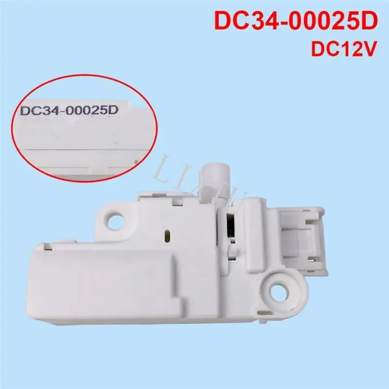 DC12V Washer Door Lock DC34-00025D For Samsung WW90K74150OX/SC/OW Drum Washing Machine