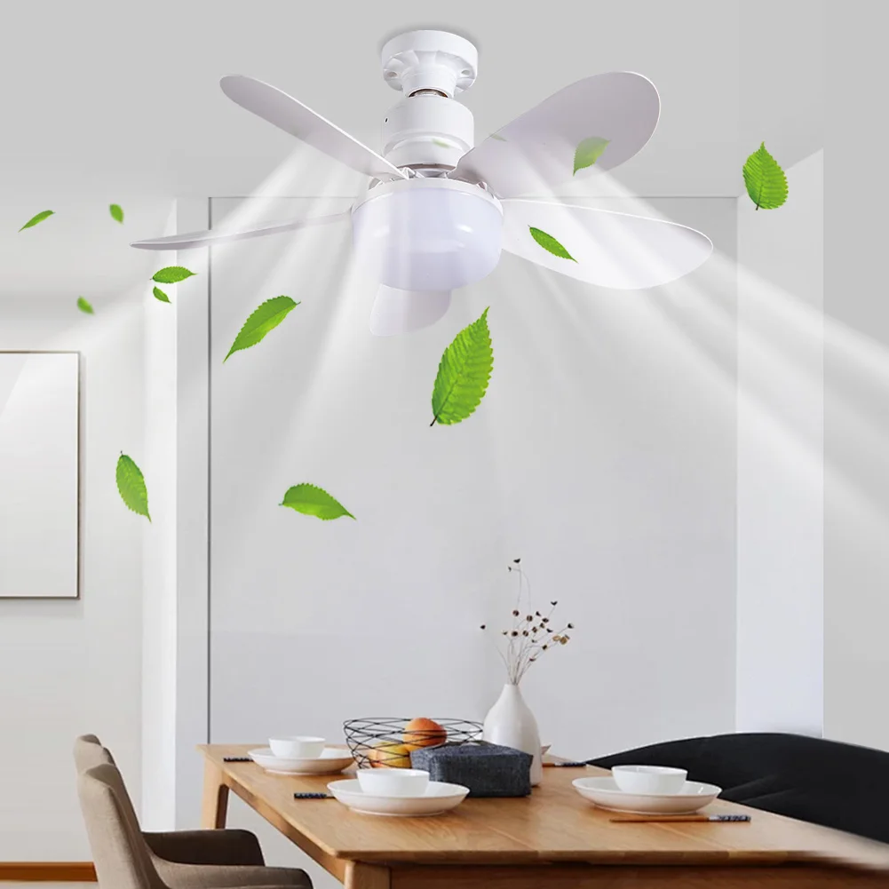 

40W Ceiling Fans Lamp with Remote Control Decorative Ceiling Fanlight 3 Speeds Adjustable Chandelier Fan Lamp for Home Bedroom