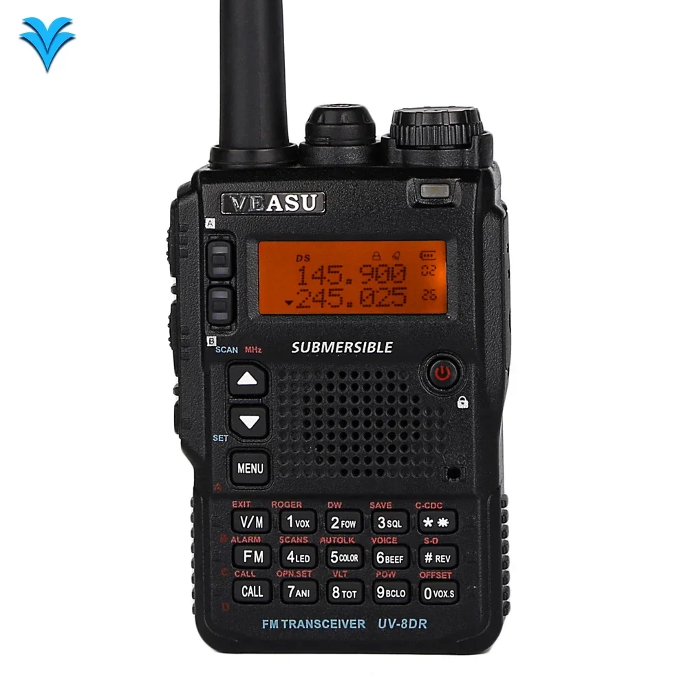 

Quad band two way radios VX-8DR,hot sale digital ht vx 8dr radio tacometro ham radio ft yaesu vx-8DR airband walkie talkiee