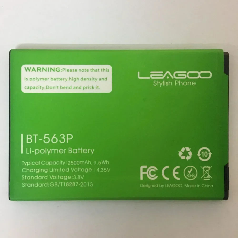 Leagoo M5 PLUS Battery High Quality Original 2500mAh BT-563P Backup Battery Replacement For Leagoo M5 PLUS BT563P Smart Phone