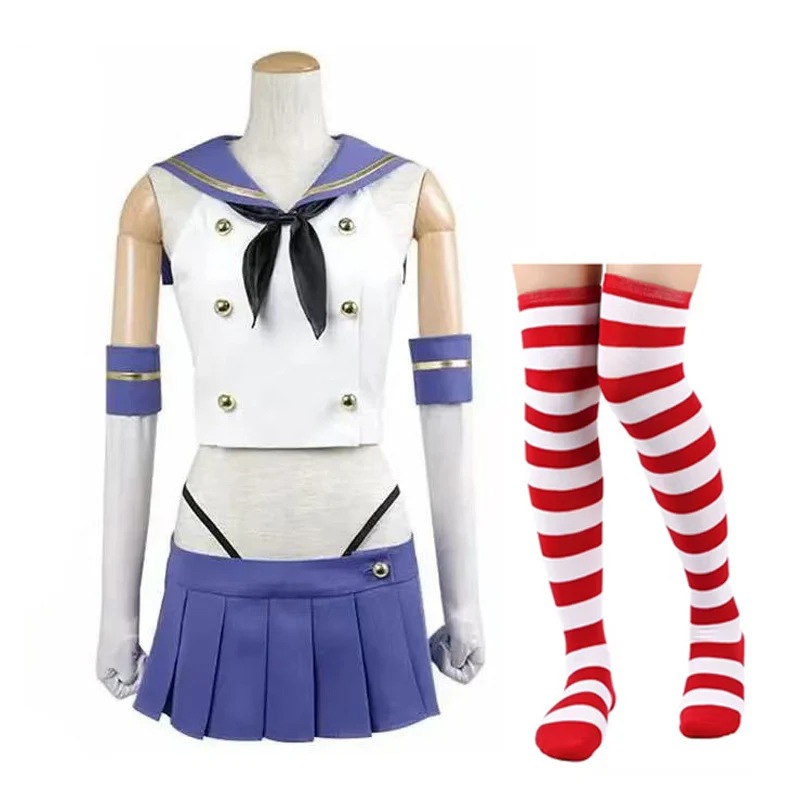 新品未使用 戦艦コレクション松輪 コスプレ セーラー服 Mサイズ M企画 軍服セーラーワンピース - メルカリ