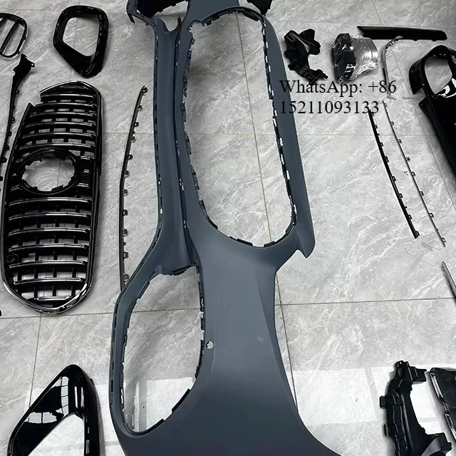 Suitable for Benzz S-Class 21-23 Models W223 Upgrade S63 AMG Front and Rear Bumper Side Skirt Exterior Surround Body Kit