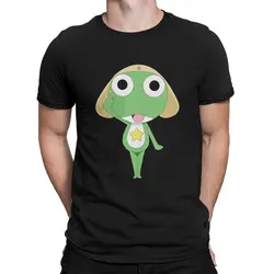 Maglietta da uomo per segnalazione maglietta Sgt Frog Keroro Gunso Cartoon Anime vestiti in puro cotone fantastica maglietta con stampa a maniche corte O collo