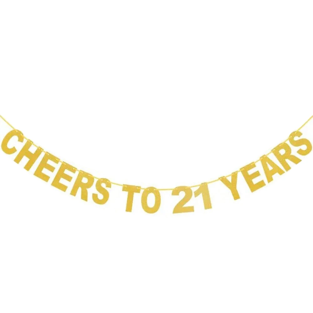 1 set 30 40 50 60 Jaar Gelukkige Verjaardag Papier Banner Verjaardagsfeestje Decoraties Volwassen Garland Verjaardag Anniversaire Zwarte Vlaggen