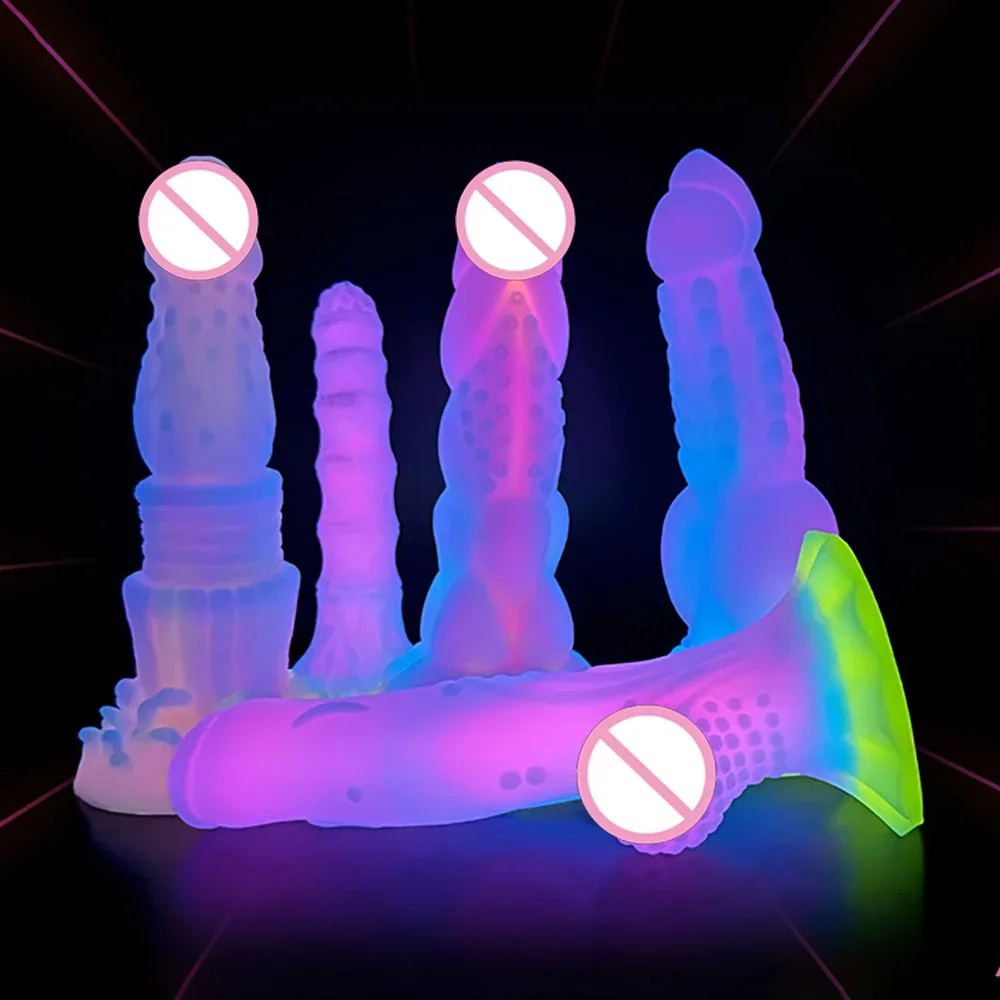 Plug anal en silicone souple pour femmes, gode anal Shoous, jouets sexuels pour adultes, bite, animal, monstres, cheval, pénis dragon, 18 +