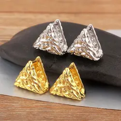 AIBEF Triangle Shape Charm Stud Earrings For Women Girl Shiny Cubic Zirconia Ear Jewelry Anniversary Party Creative Gifts