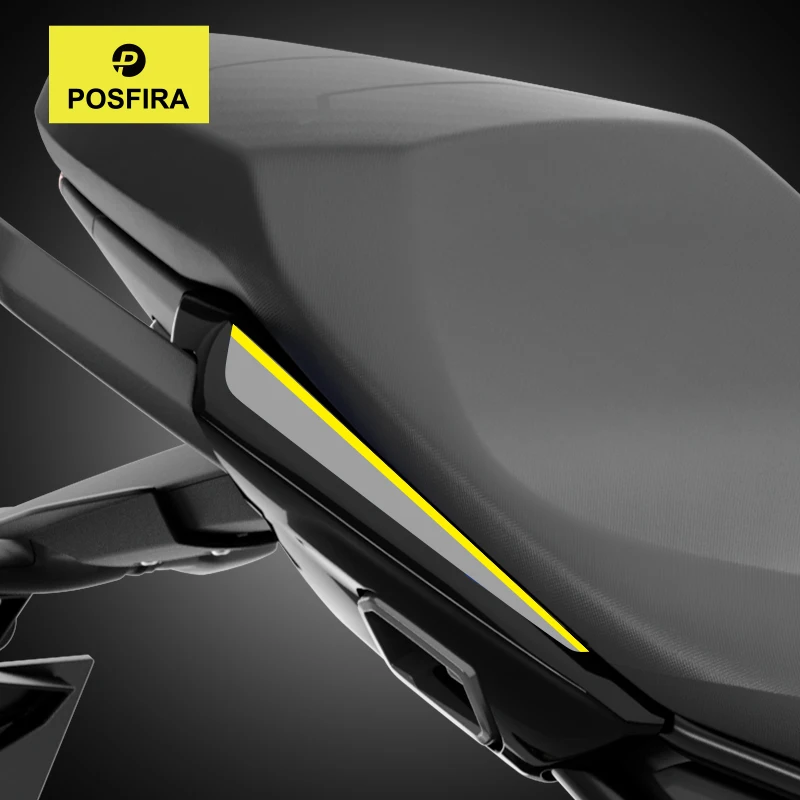 

POSFIRA Motorcycle Rear Seat Sticker Vinyl Decals for Triumph Tiger Sport 800 2025 Decoration Strip Tape Accessories