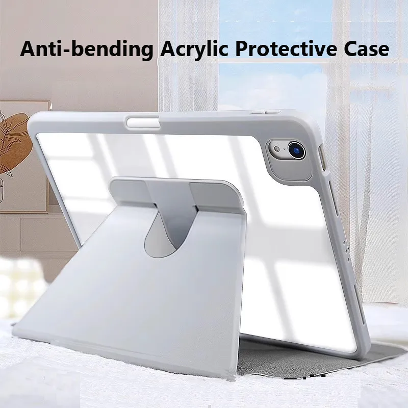 

Чехол для iPad 11 11 дюймов A16 2025 для iPad 10,9 дюйма 10-го поколения Air 6 5 4 3 2 1 10,2 7 8 9 Pro 13 4 5 10,9 дюйма 12,9 вращающийся на 360 градусов